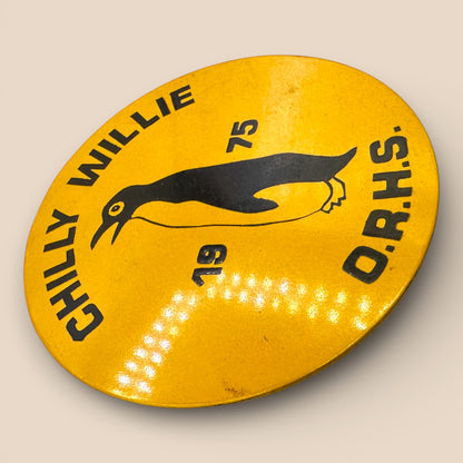 Chilly Willie Penguin O.R.H.S. 1957 Vintage Pinback