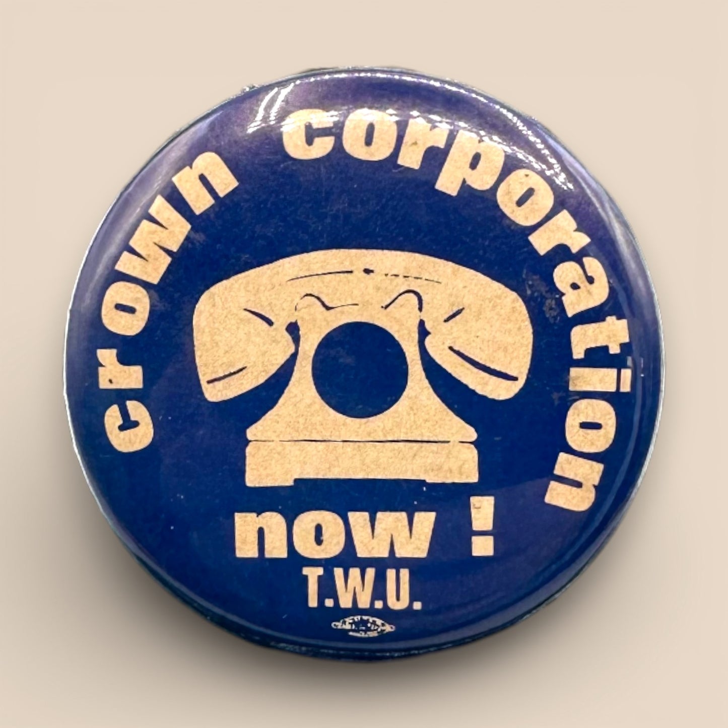 Vintage Canadian Labour Union Protest Pinback Collection