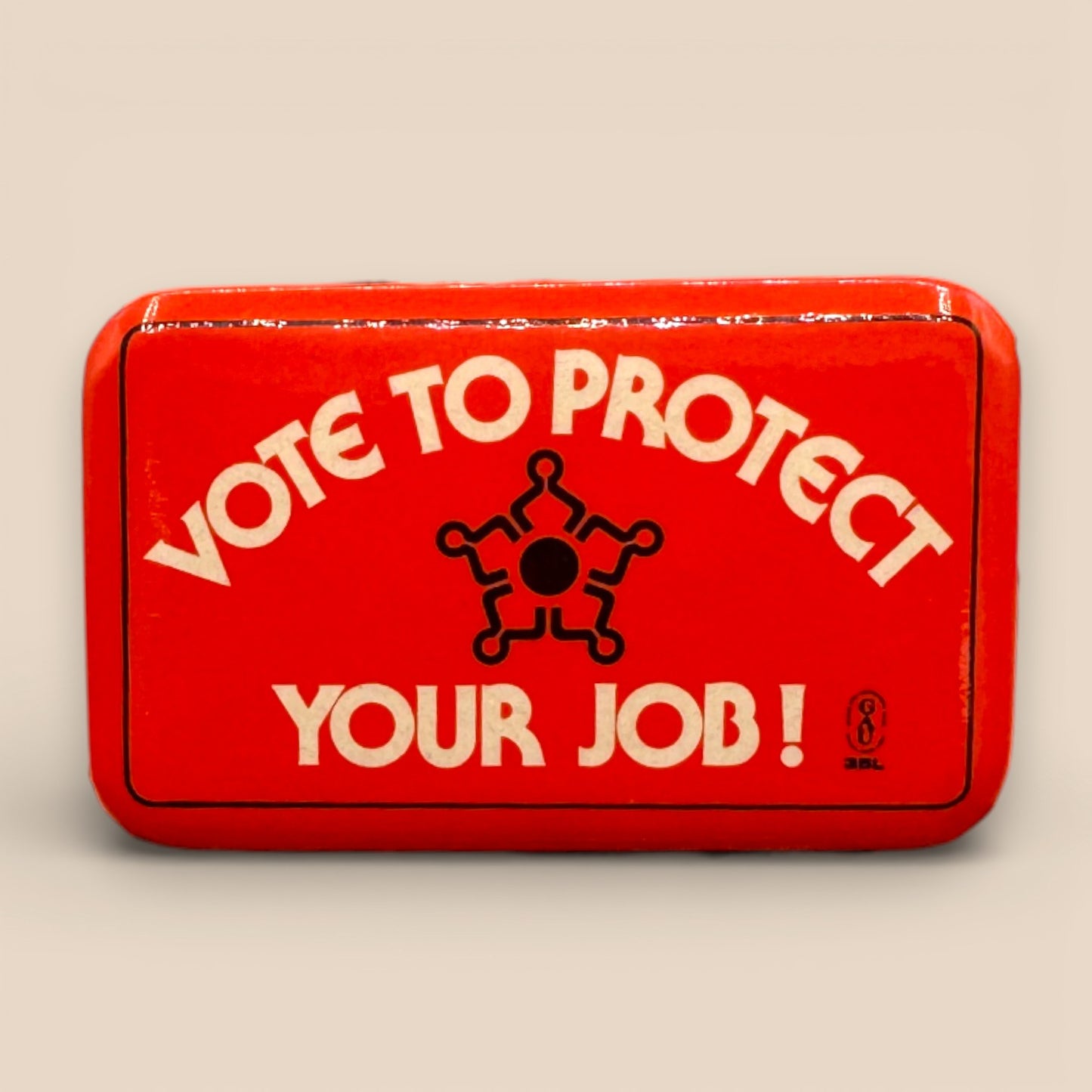 Vintage Canadian Labour Union Protest Pinback Collection