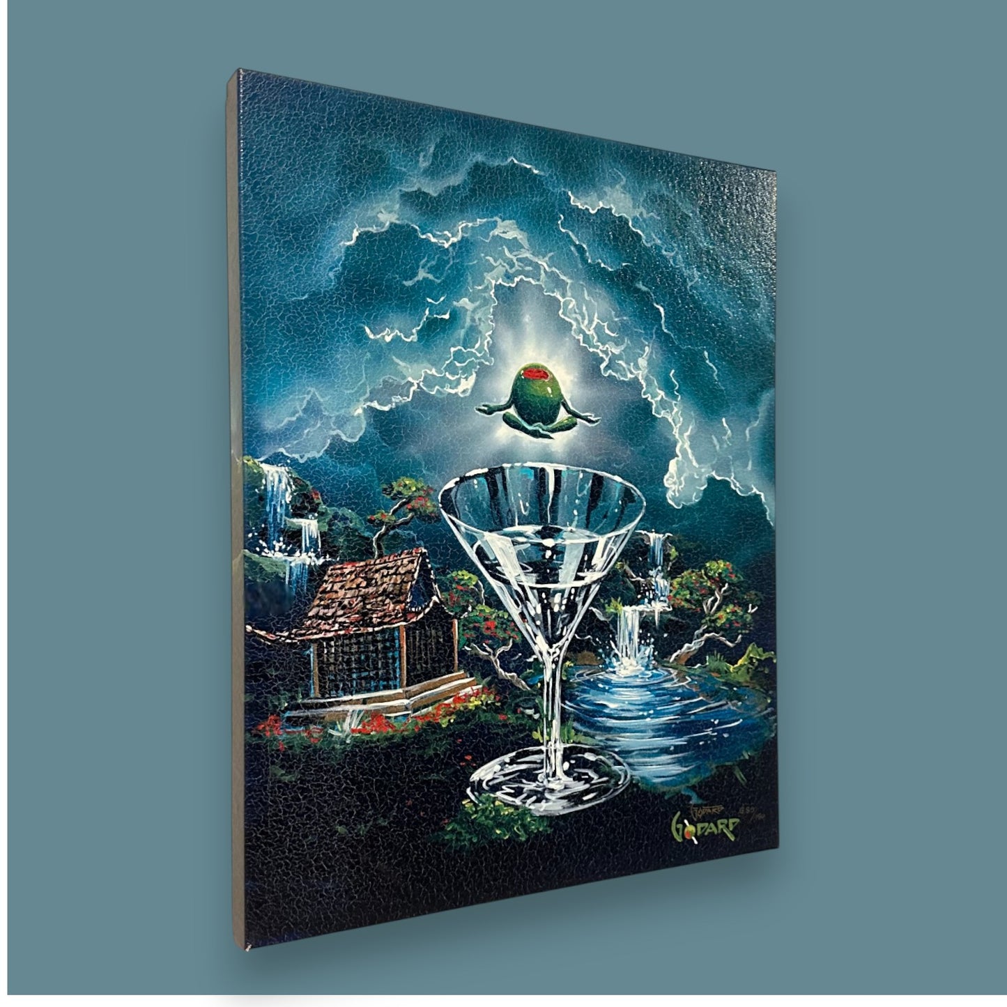 Zen Martini II by Michael Godard Signed and Numbered Limited Edition Giclee 85/250