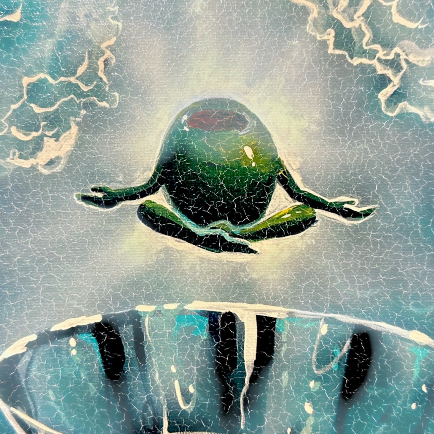 Zen Martini II by Michael Godard Signed and Numbered Limited Edition Giclee 85/250