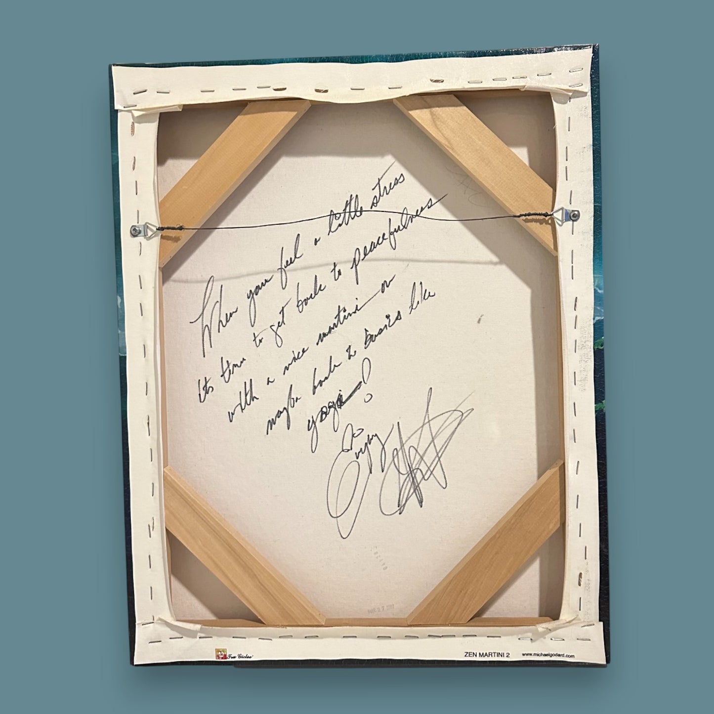 Zen Martini II by Michael Godard Signed and Numbered Limited Edition Giclee 85/250