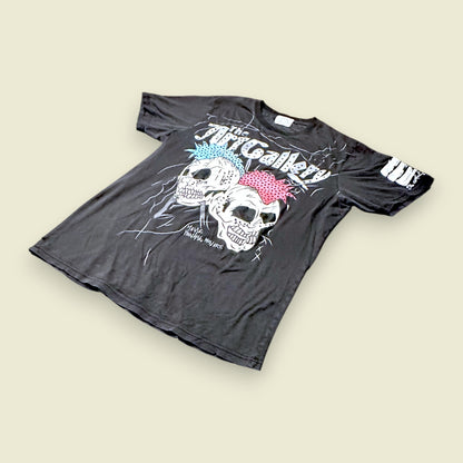 Dom Rebel Montreal Graphic T-Shirt - XL Punk Rock Skulls