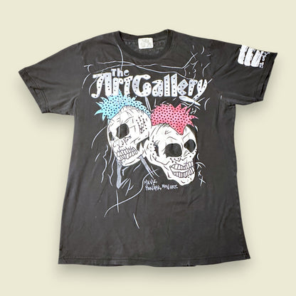 Dom Rebel Montreal Graphic T-Shirt - XL Punk Rock Skulls