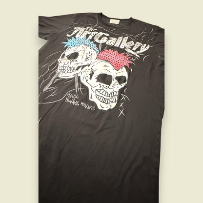 Dom Rebel Montreal Graphic T-Shirt - XL Punk Rock Skulls