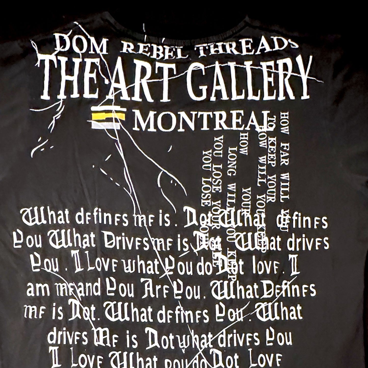 Dom Rebel Montreal Graphic T-Shirt - XL Punk Rock Skulls