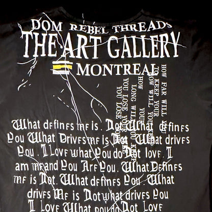 Dom Rebel Montreal Graphic T-Shirt - XL Punk Rock Skulls