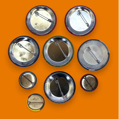 Vintage Garfield Cartoon Pinback Button Set of 9