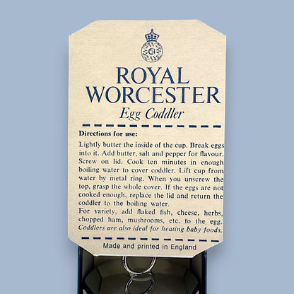 Royal Worcester Lavinia King Size Egg Coddler Blackberry Pattern