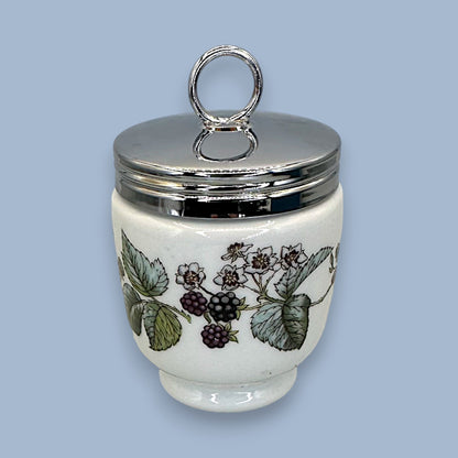 Royal Worcester Lavinia King Size Egg Coddler Blackberry Pattern
