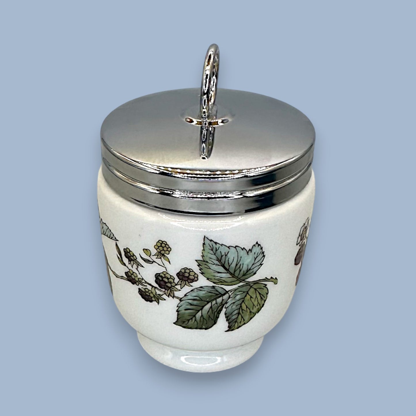 Royal Worcester Lavinia King Size Egg Coddler Blackberry Pattern