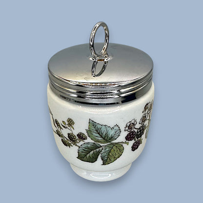 Royal Worcester Lavinia King Size Egg Coddler Blackberry Pattern