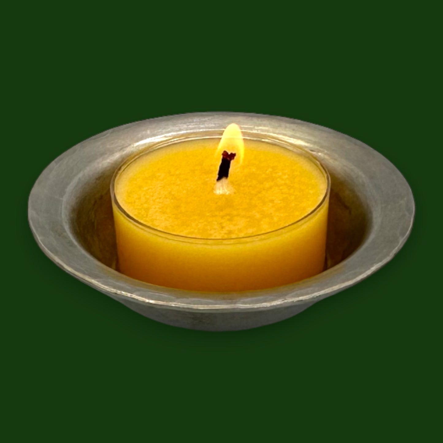 Pewter Votive Candle Holders by Tinn Oslo Set of 4