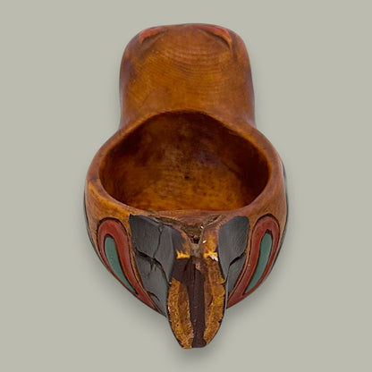 West Coast Eagle Bowl Pearlite Native Style Indigenous Art