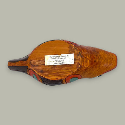 West Coast Eagle Bowl Pearlite Native Style Indigenous Art