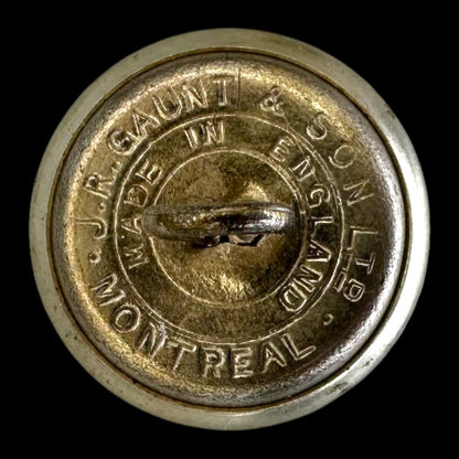 Vintage Vancouver Police Button J.R. Gaunt King's Crown Silver Tone