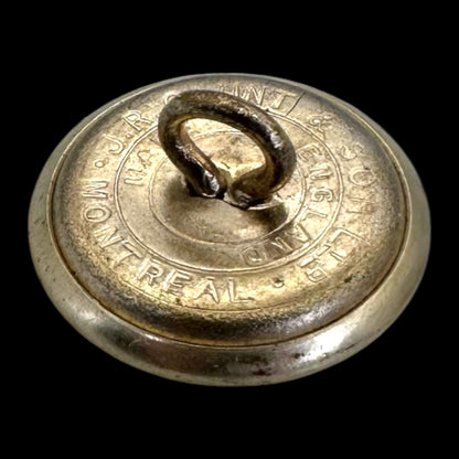 Vintage Vancouver Police Button J.R. Gaunt King's Crown Silver Tone