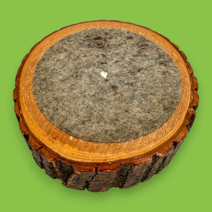 Rustic Live-Edge Nut Bowl Set with Chrome Nutcracker & Picks
