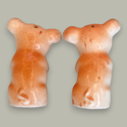 Vintage Pigs in a Pen Salt & Pepper Shakers - Made in Occupied Japan