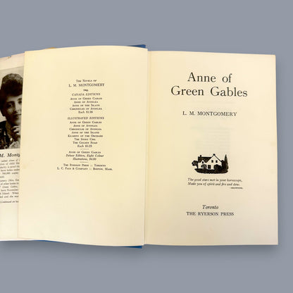 Vintage Anne of Green Gables Trilogy - Ryerson Press Canadian Editions