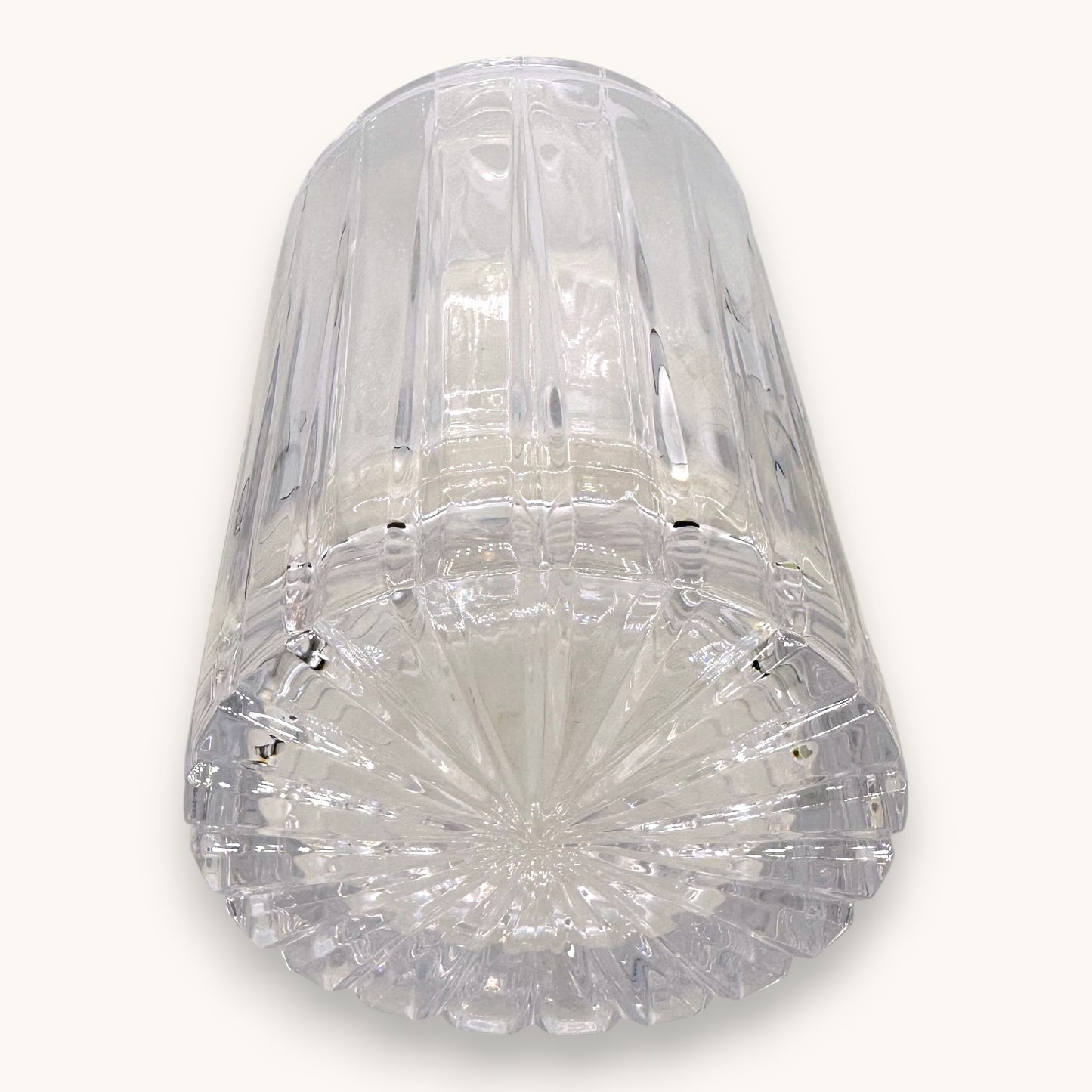 Vintage Hand Cut Crystal Liquor Decanter - Heavy Barware