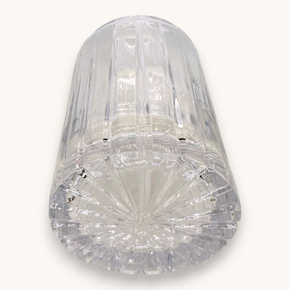 Vintage Hand Cut Crystal Liquor Decanter - Heavy Barware