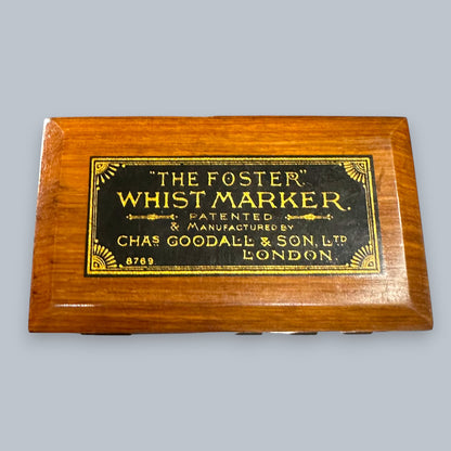 Antique Victorian Foster Whist Marker - Chas Goodall & Son