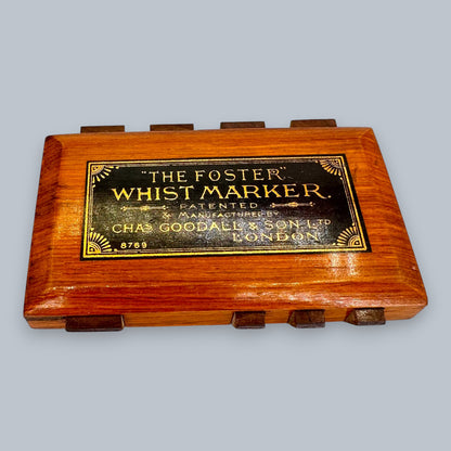 Antique Victorian Foster Whist Marker - Chas Goodall & Son