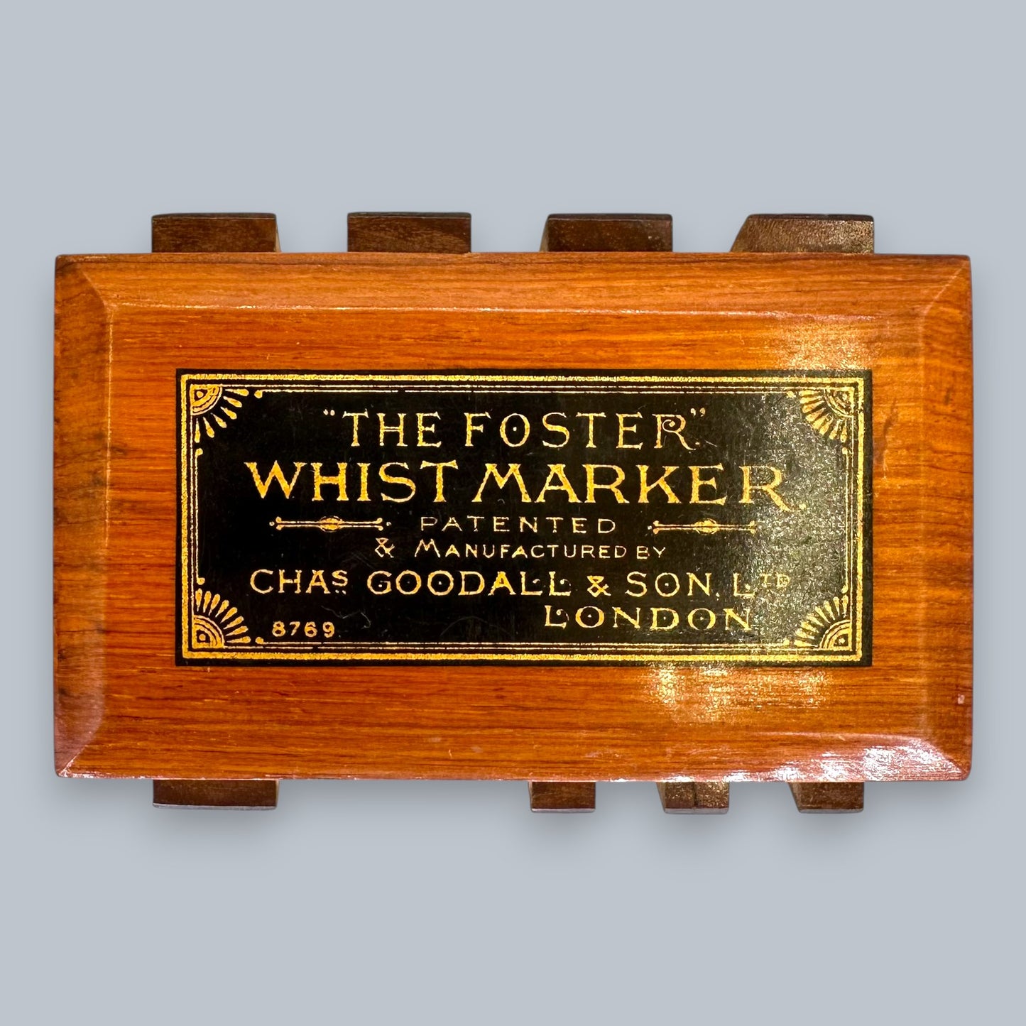 Antique Victorian Foster Whist Marker - Chas Goodall & Son