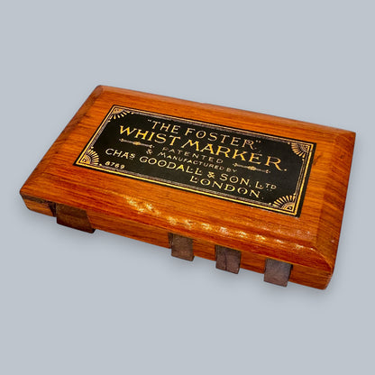 Antique Victorian Foster Whist Marker - Chas Goodall & Son