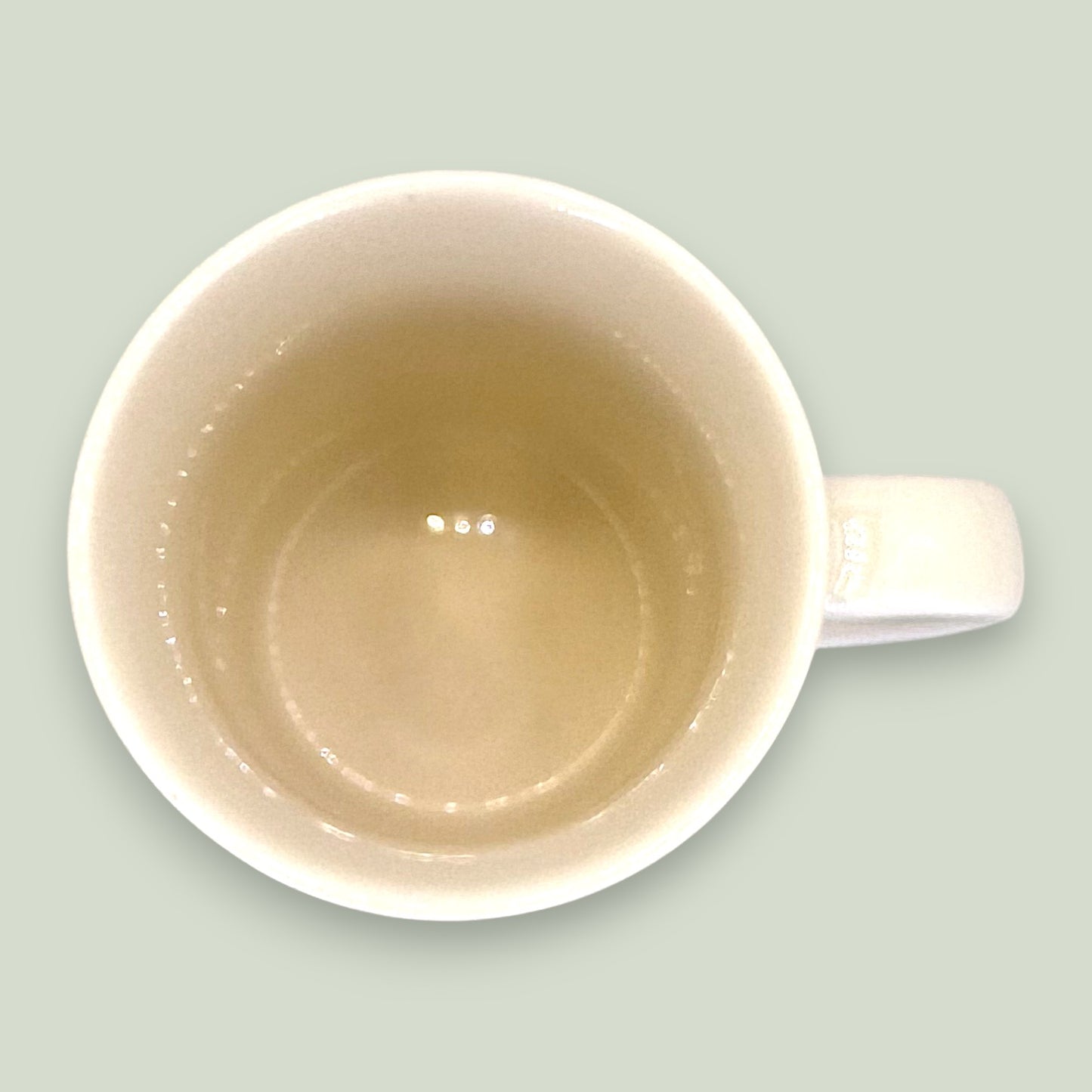 Starbucks Peace Sign Espresso Mug Gold White 3oz Demitasse Replacement Mug