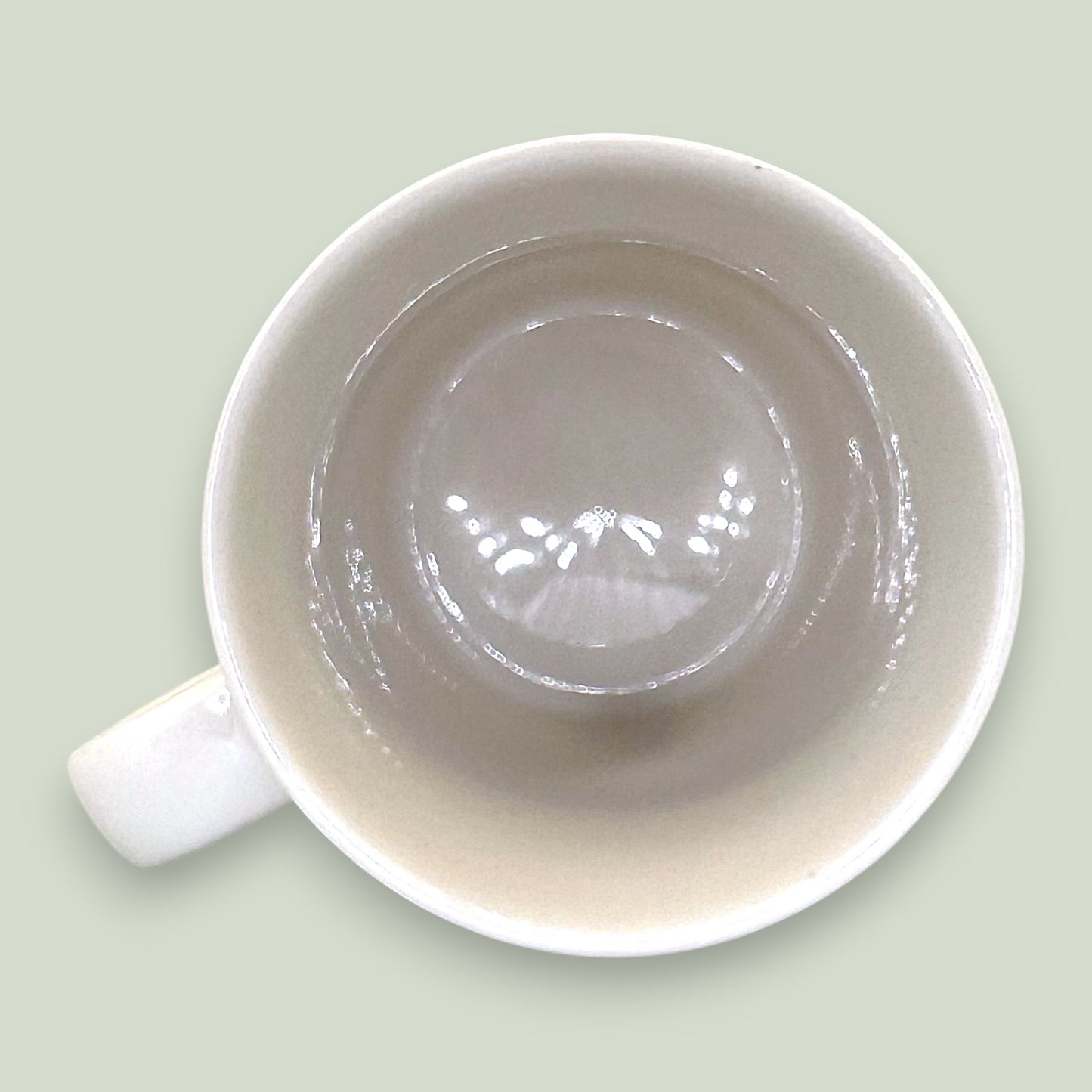 Starbucks Peace Sign Espresso Mug Gold White 3oz Demitasse Replacement Mug