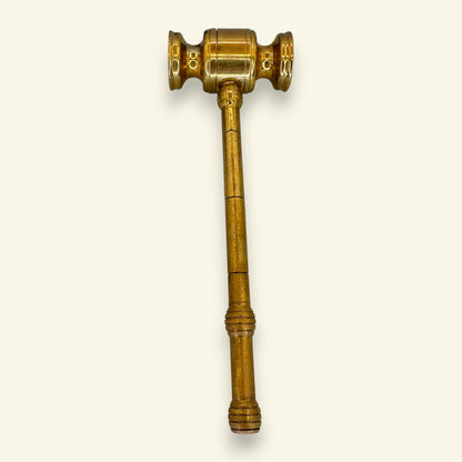 Solid Brass Gavel in Not Guilty Wood Presentation Box Attorney Law Gift