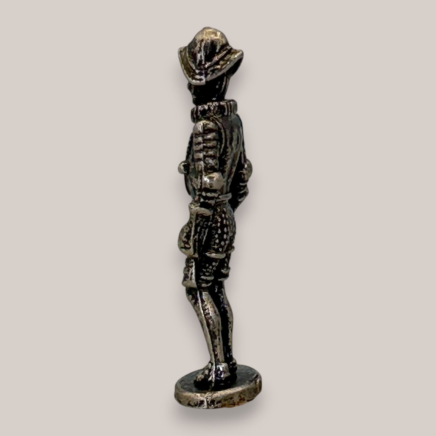 Miniature Pewter Knight Figurine Medieval Armour Statuette 2 Inch