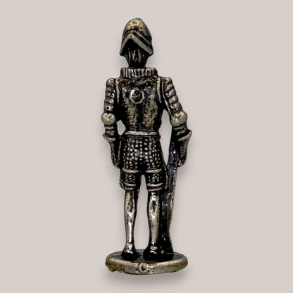 Miniature Pewter Knight Figurine Medieval Armour Statuette 2 Inch