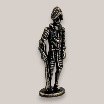 Miniature Pewter Knight Figurine Medieval Armour Statuette 2 Inch