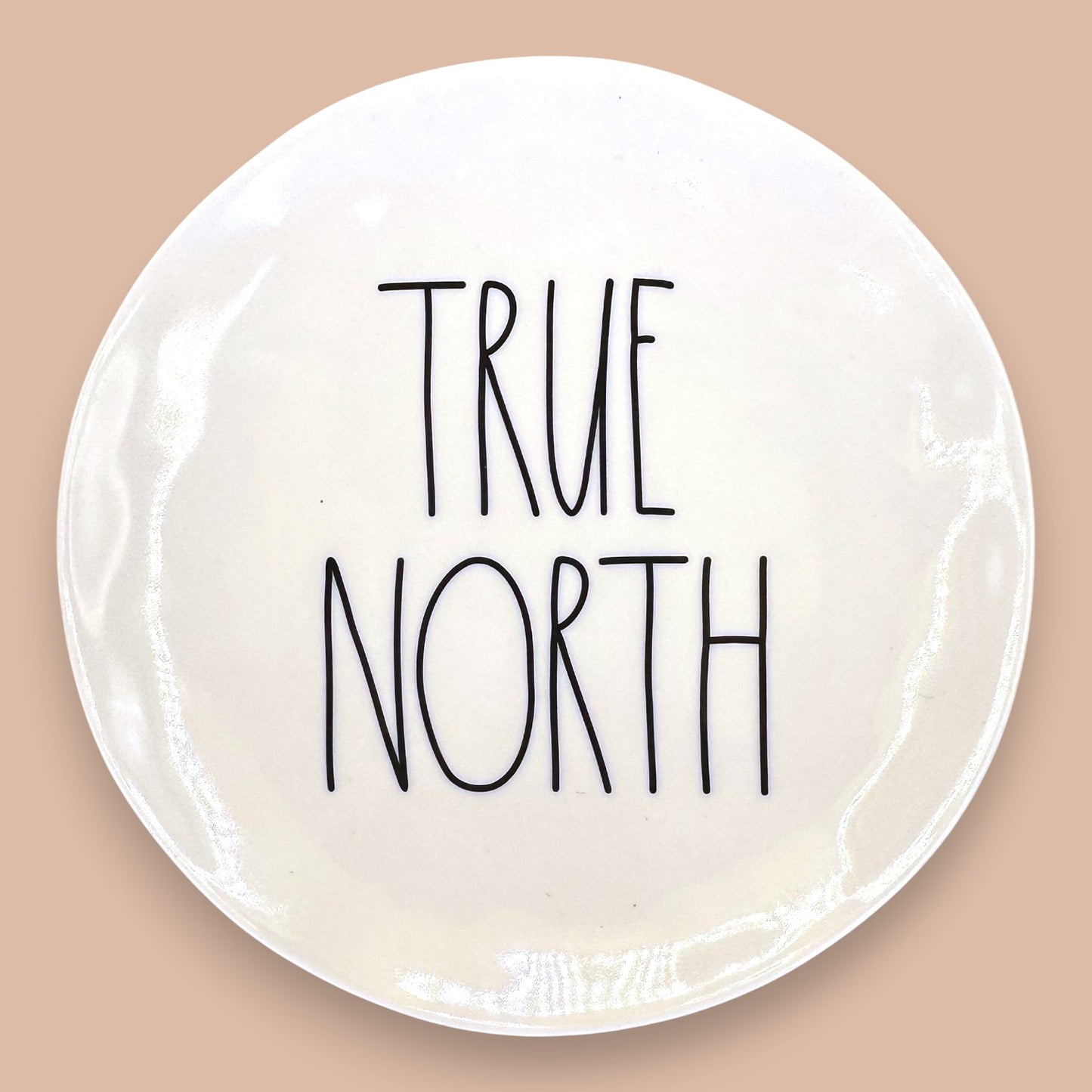 Rae Dunn Canadiana Melamine Plates - Set of 4 "True North" & "Eh?