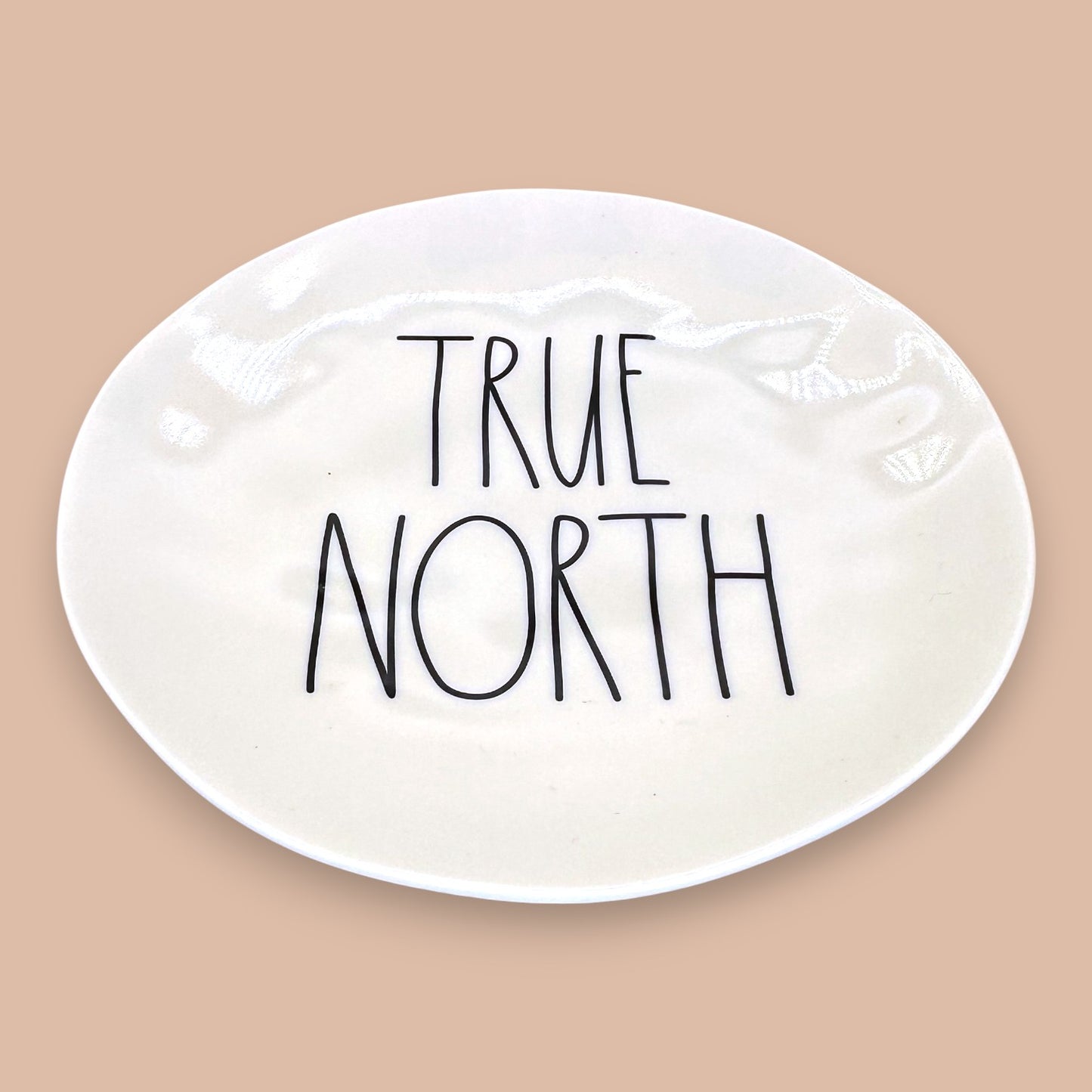 Rae Dunn Canadiana Melamine Plates - Set of 4 "True North" & "Eh?