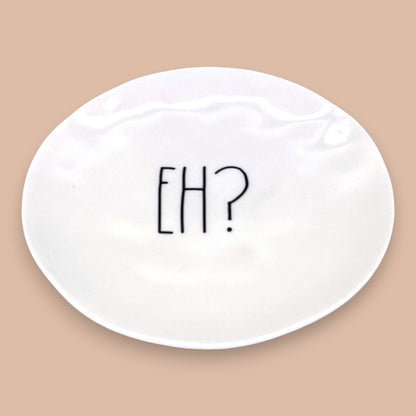 Rae Dunn Canadiana Melamine Plates - Set of 4 "True North" & "Eh?
