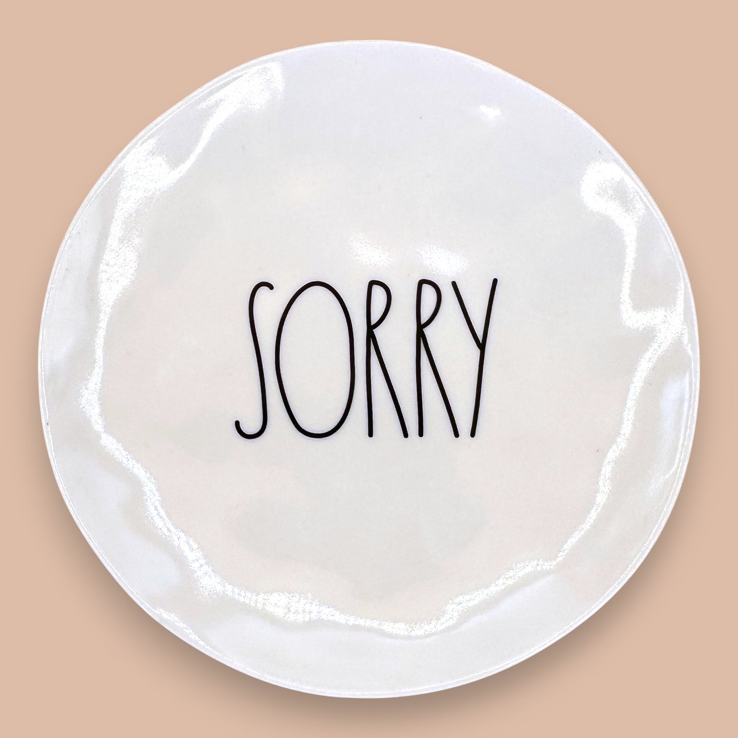 Rae Dunn Canadiana Melamine Plates - Set of 4 "True North" & "Eh?