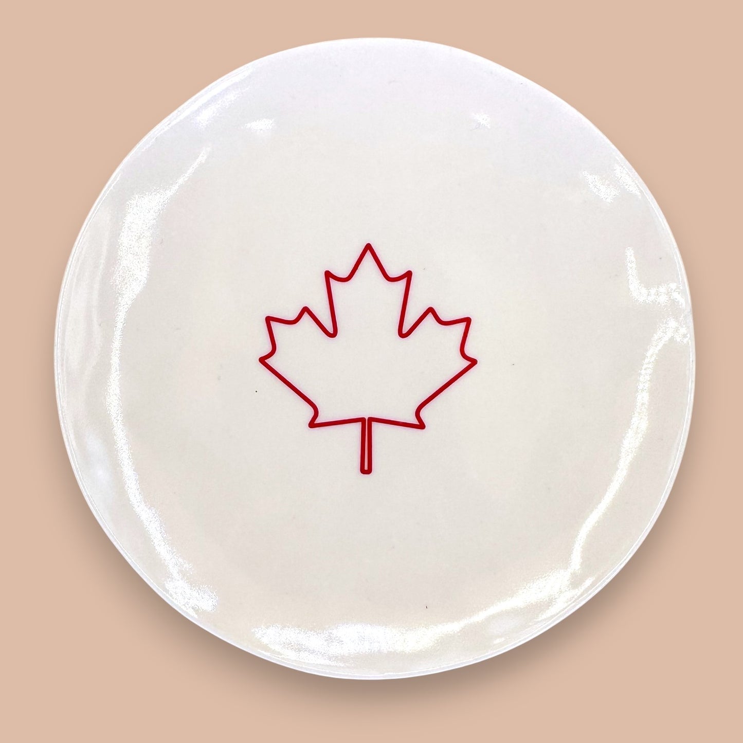 Rae Dunn Canadiana Melamine Plates - Set of 4 "True North" & "Eh?
