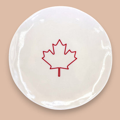 Rae Dunn Canadiana Melamine Plates - Set of 4 "True North" & "Eh?