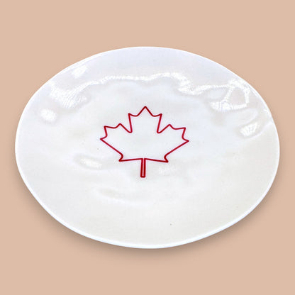 Rae Dunn Canadiana Melamine Plates - Set of 4 "True North" & "Eh?