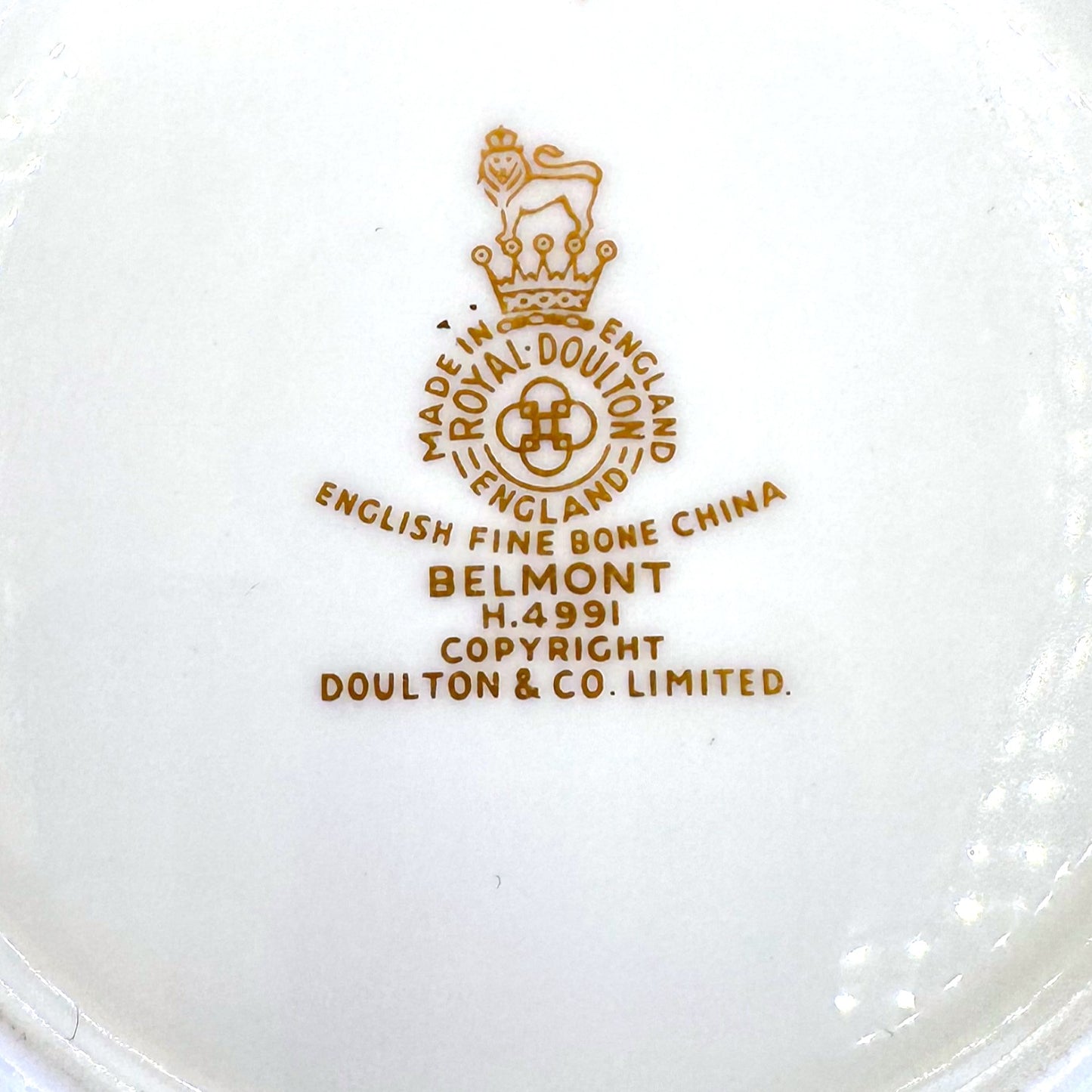 Royal Doulton Belmont Fine Bone China Replacement Mug & Saucer Set