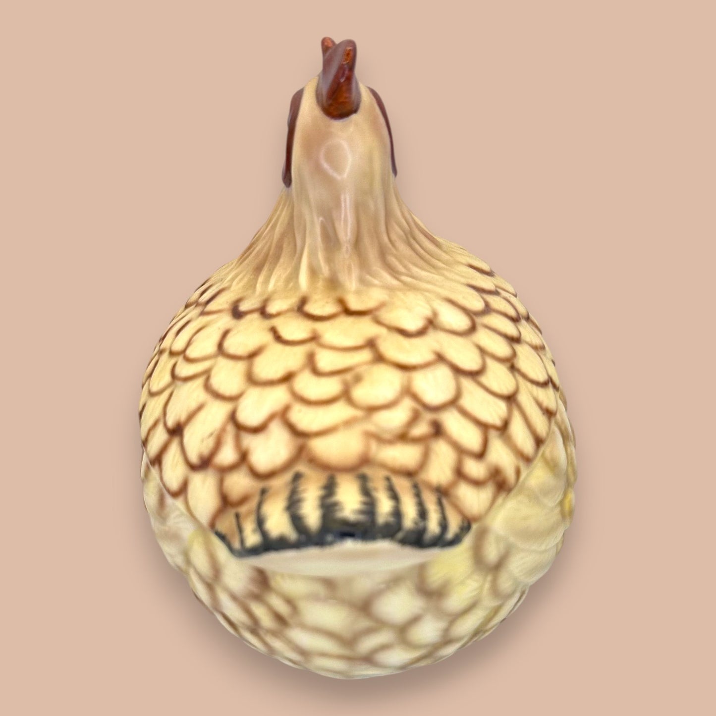 Vintage Ceramic Hen on Nest Covered Casserole Dish - Country Chic