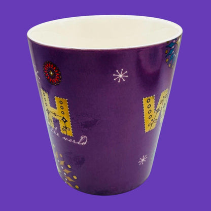 Starbucks Vintage 2006 Holiday Collection Mug WISH Joy to the World – Seasonal Replacement Mug