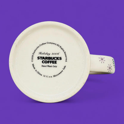 Starbucks Vintage 2006 Holiday Collection Mug WISH Joy to the World – Seasonal Replacement Mug