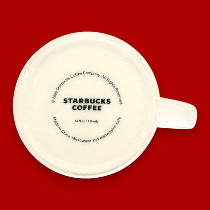 Starbucks Holiday Lyrics Mug 2008 – Seasonal Ceramic Replacement Mug Vintage