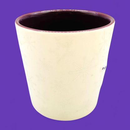 Starbucks Holiday 2006 Mug Purple Embossed Star – Christmas Seasonal – Replacement Mug