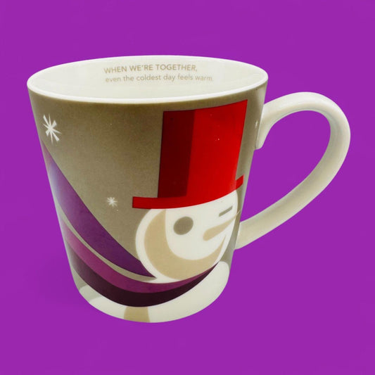 Starbucks Christmas 2011 Snowman Mug – "We Are All In This Together" – Seasonal Replacement Mug